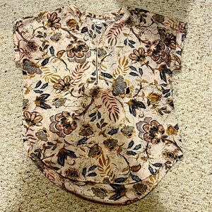 Brown flowered blouse from Maurice’s